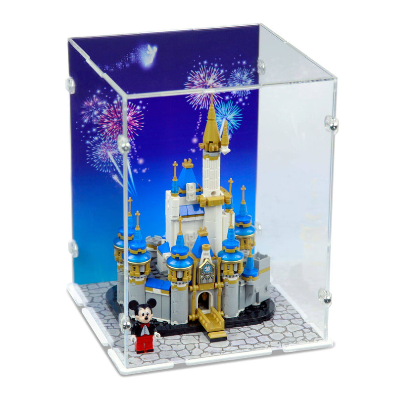 Mini Disney Castle Display Case for LEGO 40478