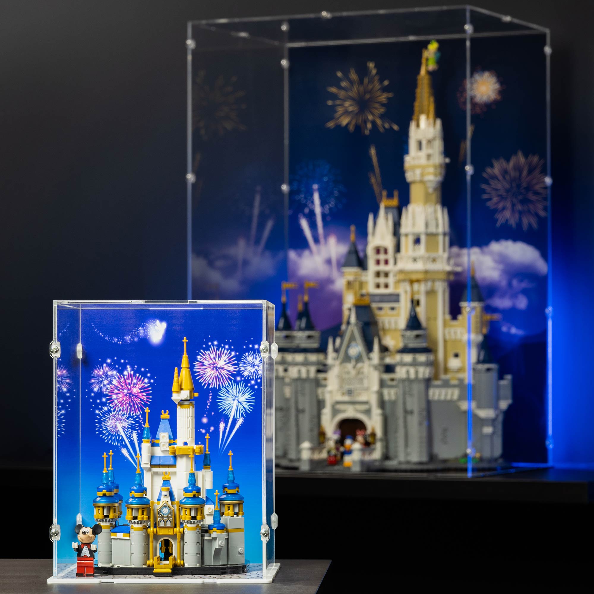 Acrylic Display Case for LEGO Mini Disney Castle | iDisplayit USA