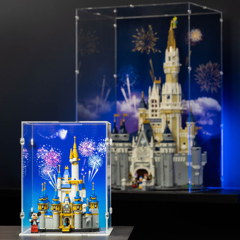 Mini Disney Castle Display Case for LEGO 40478