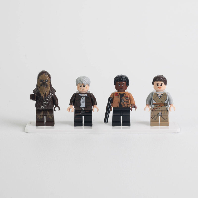 Display Plate for 4 LEGO Minifigures (Pack of 5)