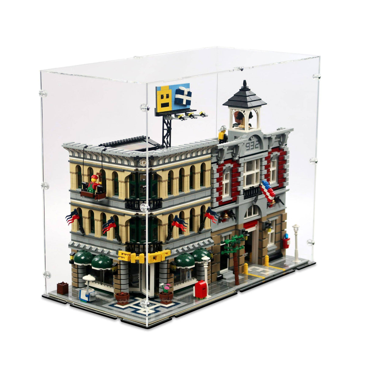 Acrylic Display Case for LEGO x2 Modular Buildings H43 | iDisplayit ...