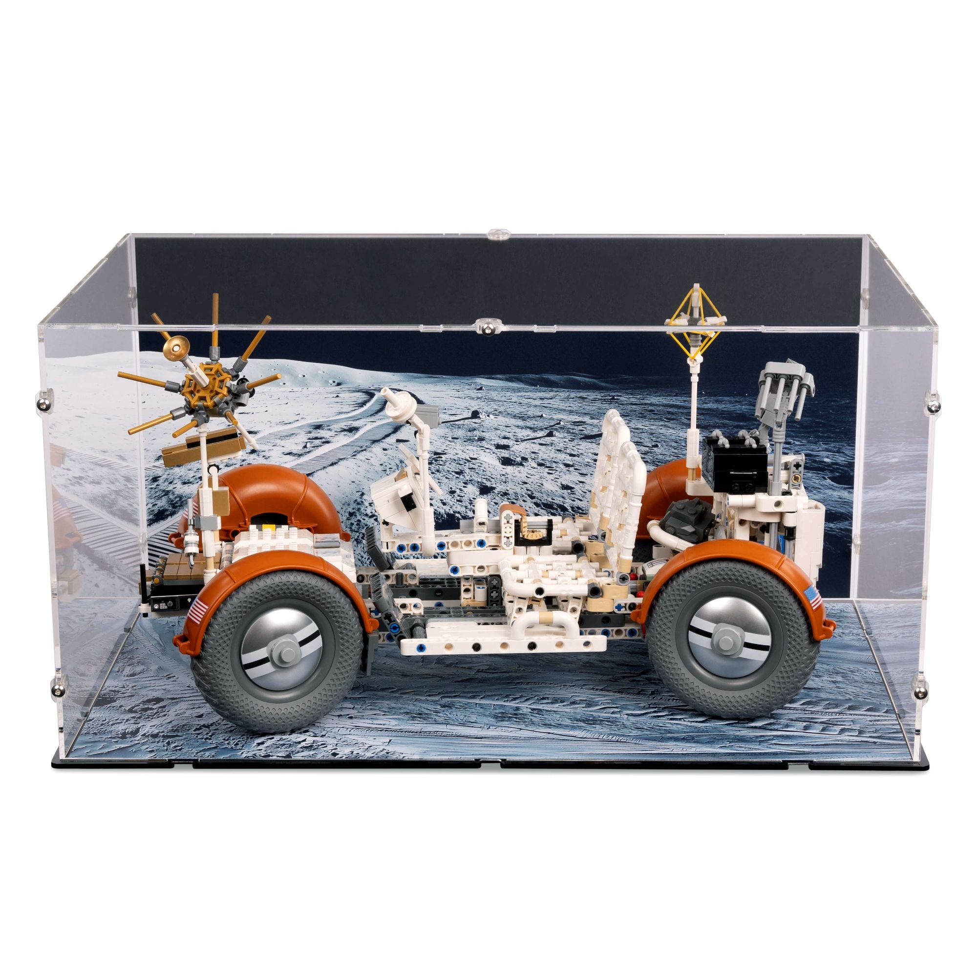 シェルフボックス LEGO NASA Apollo Lunar Roving Vehicle LRV Display Case