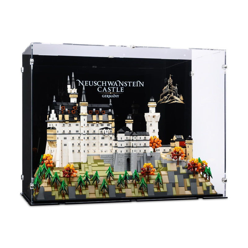 Neuschwanstein Castle Display Case for LEGO 21063