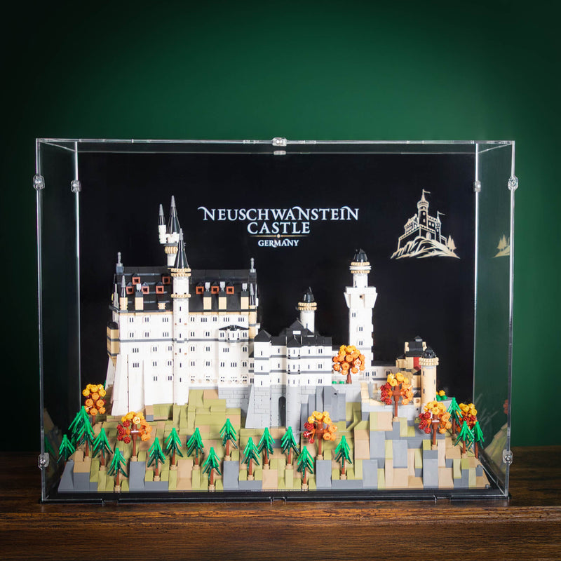Neuschwanstein Castle Display Case for LEGO 21063