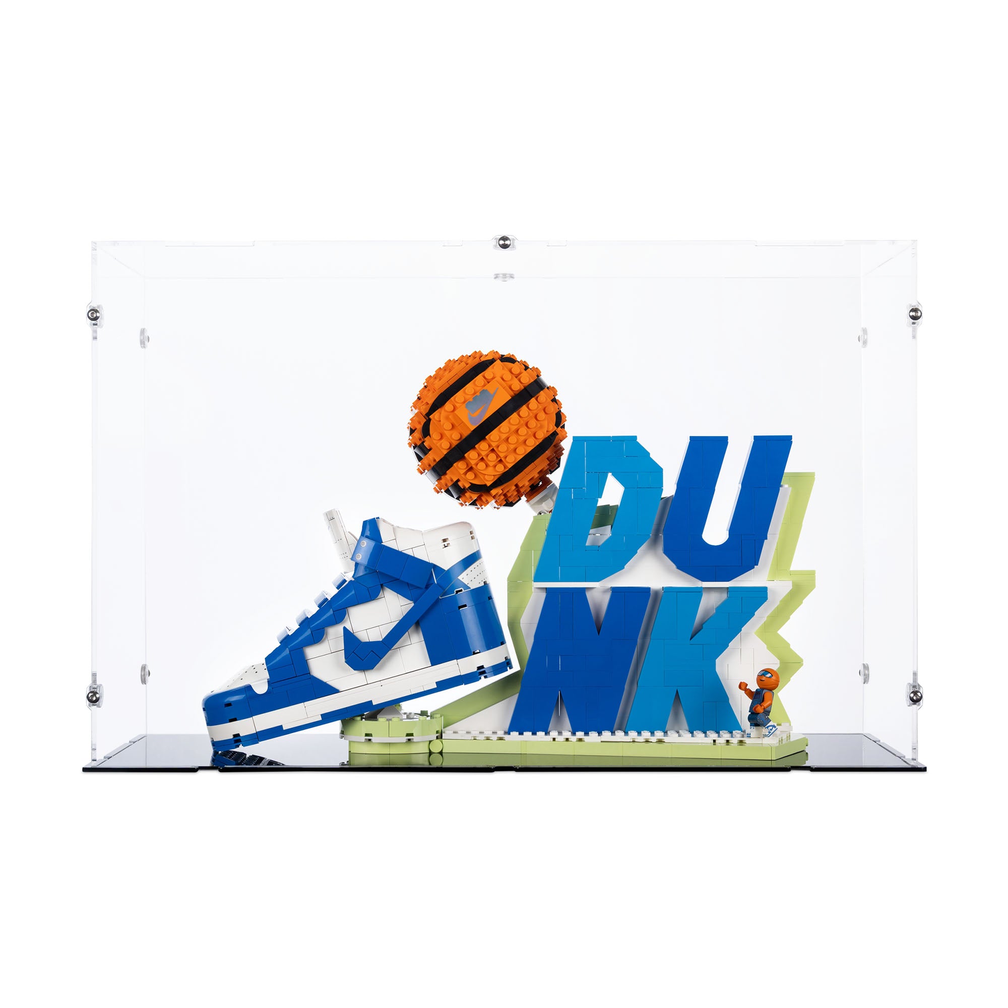Acrylic Display Case for LEGO Nike Dunk x LEGO Set | iDisplayit