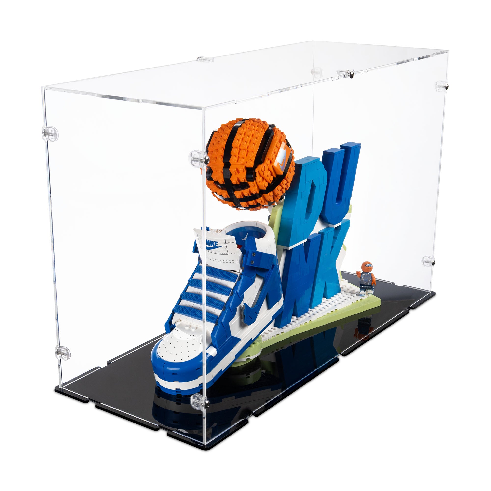 Acrylic Display Case for LEGO Nike Dunk x LEGO Set | iDisplayit