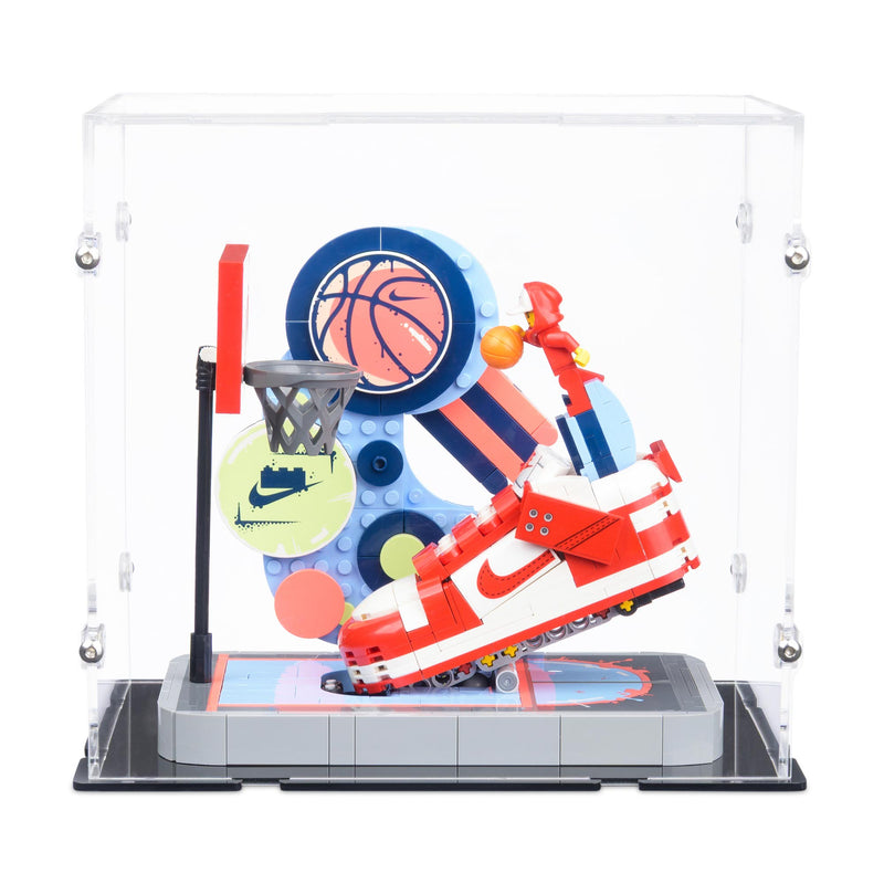 Nike Dunk Trickshot Display Case for LEGO 43021