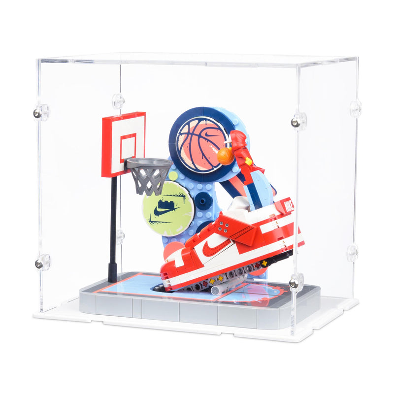 Nike Dunk Trickshot Display Case for LEGO 43021