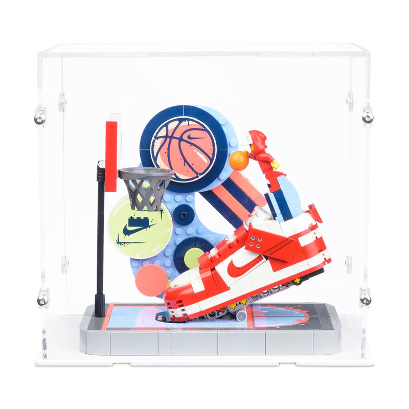 Nike Dunk Trickshot Display Case for LEGO 43021