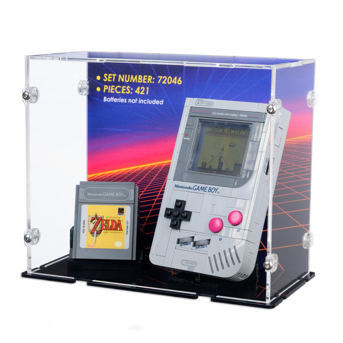 Display Case for LEGO 72046 Nintendo Game Boy | iDisplayit USA