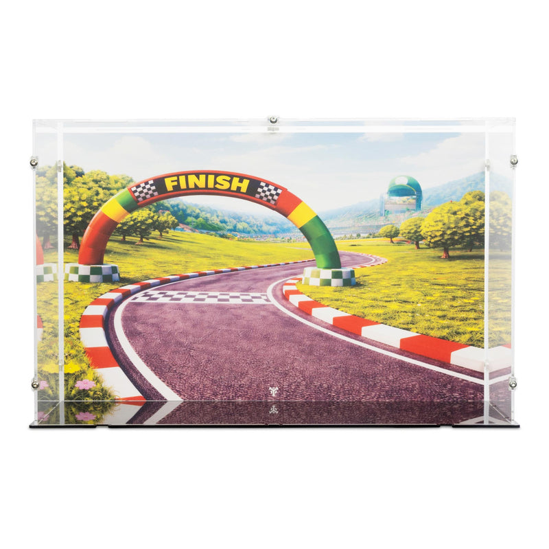 Mario Kart Luigi & Mach 8 Display Case for LEGO 72050