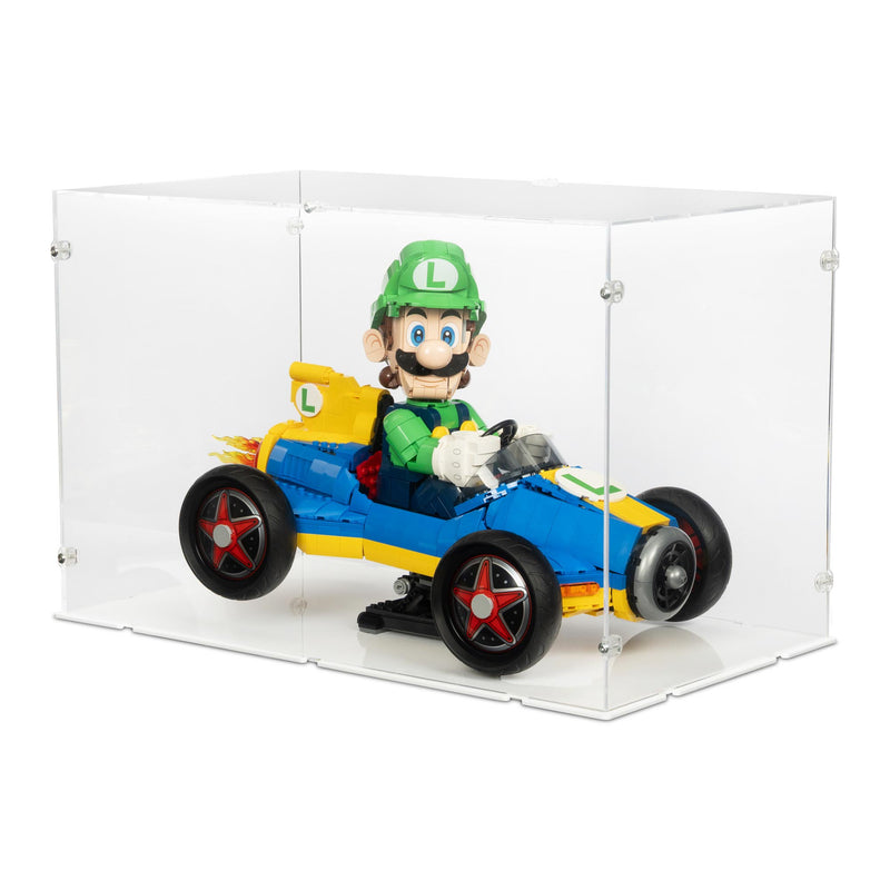 Mario Kart Luigi & Mach 8 Display Case for LEGO 72050