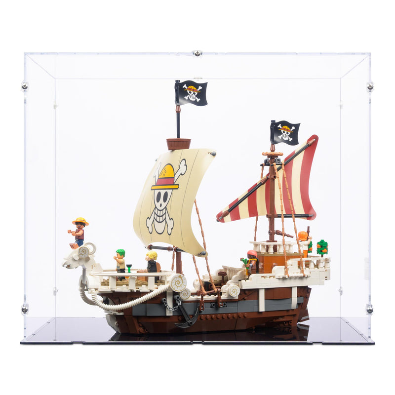 One Piece The Going Merry Pirate Ship Display Case for LEGO 75639
