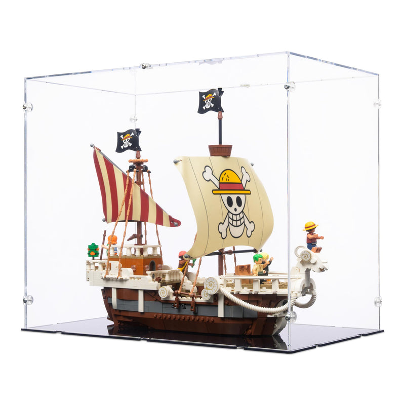 One Piece The Going Merry Pirate Ship Display Case for LEGO 75639