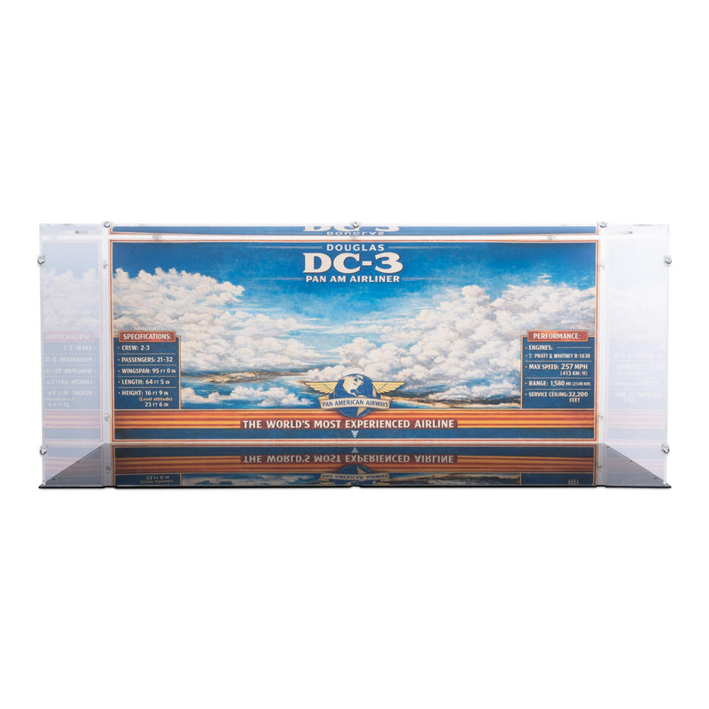 Douglas DC-3 PAN AM Airliner Display Case for LEGO 11378