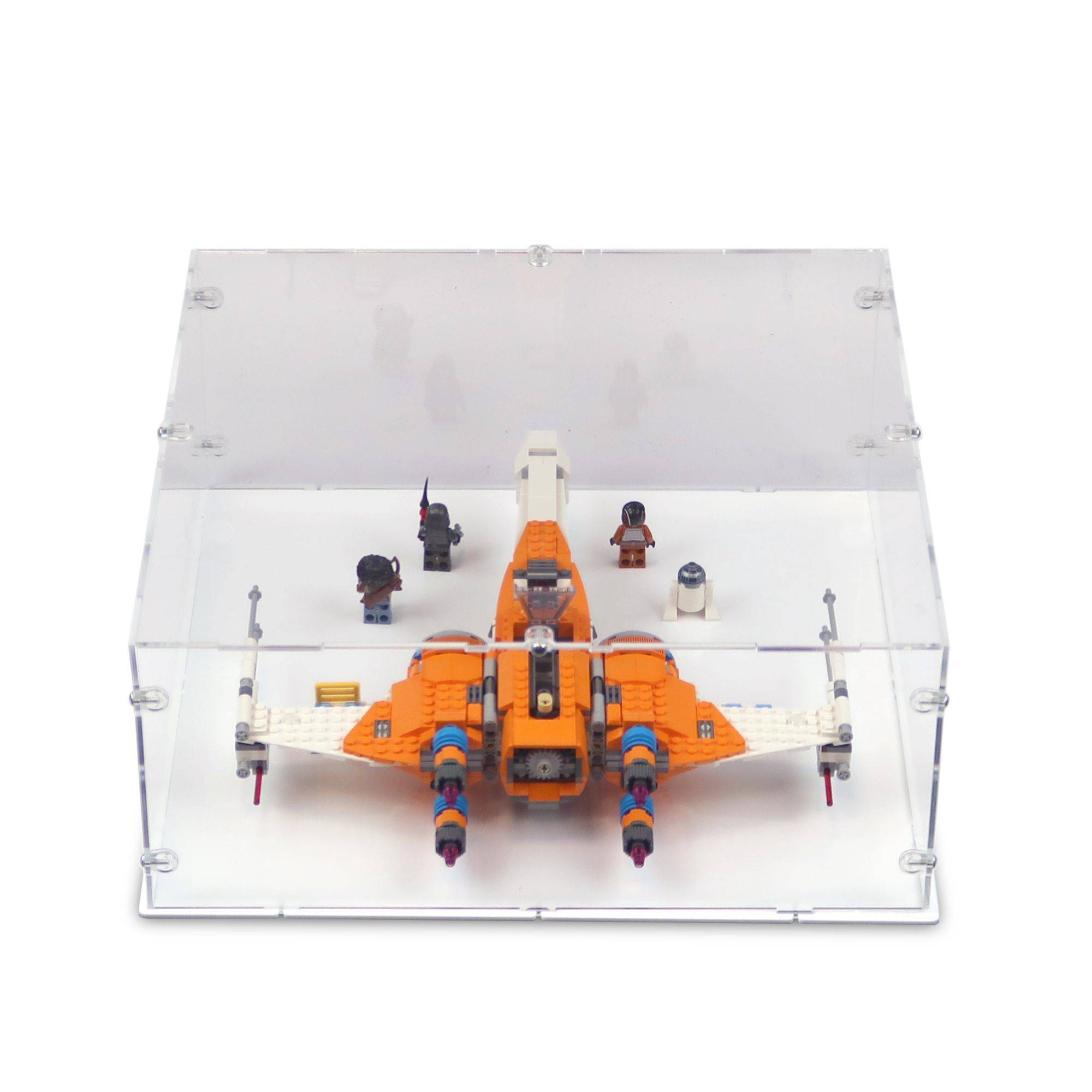 Acrylic Display Case for LEGO Poe's X-Wing Fighter | iDisplayit