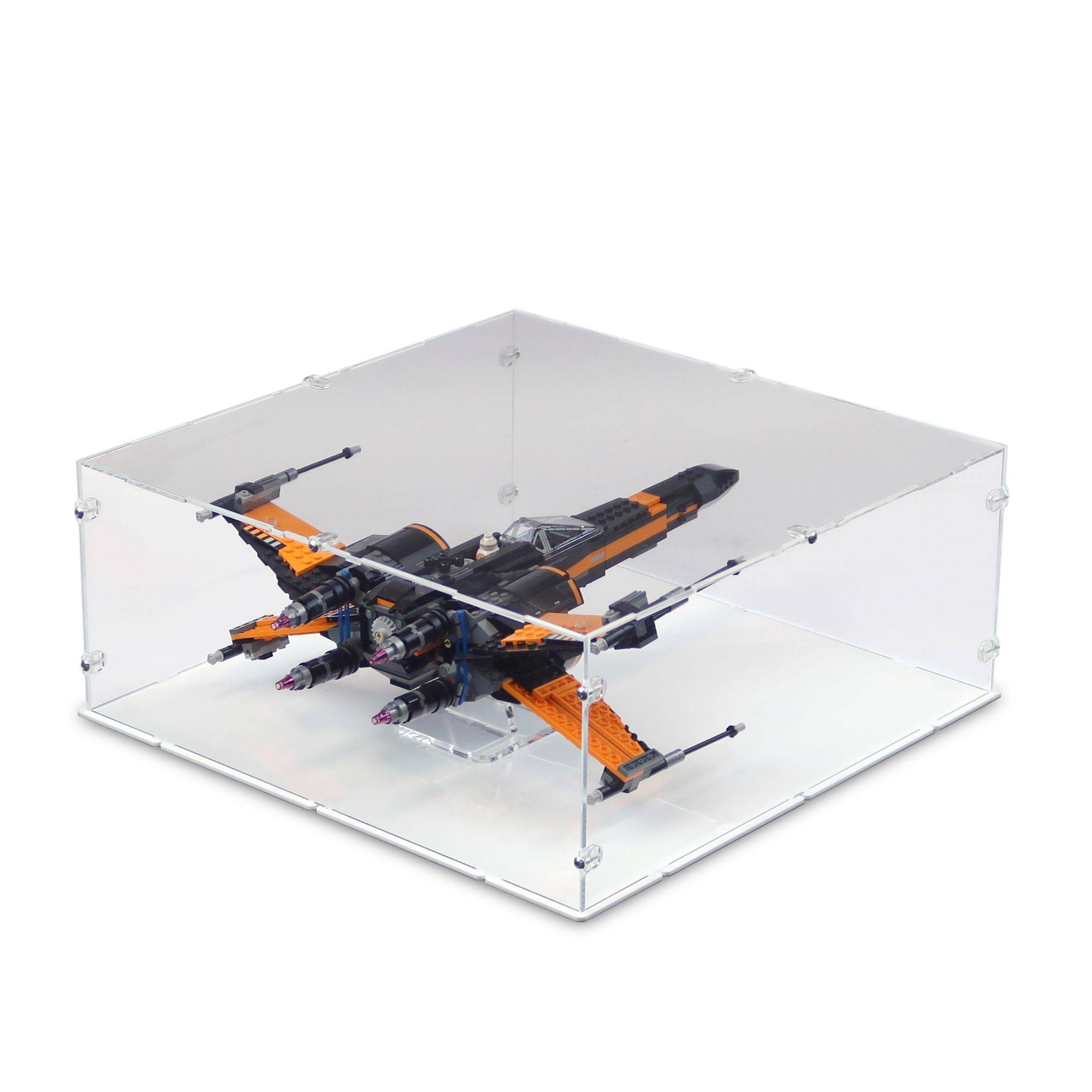 Acrylic Display Case for LEGO Poe's X-Wing Fighter | iDisplayit