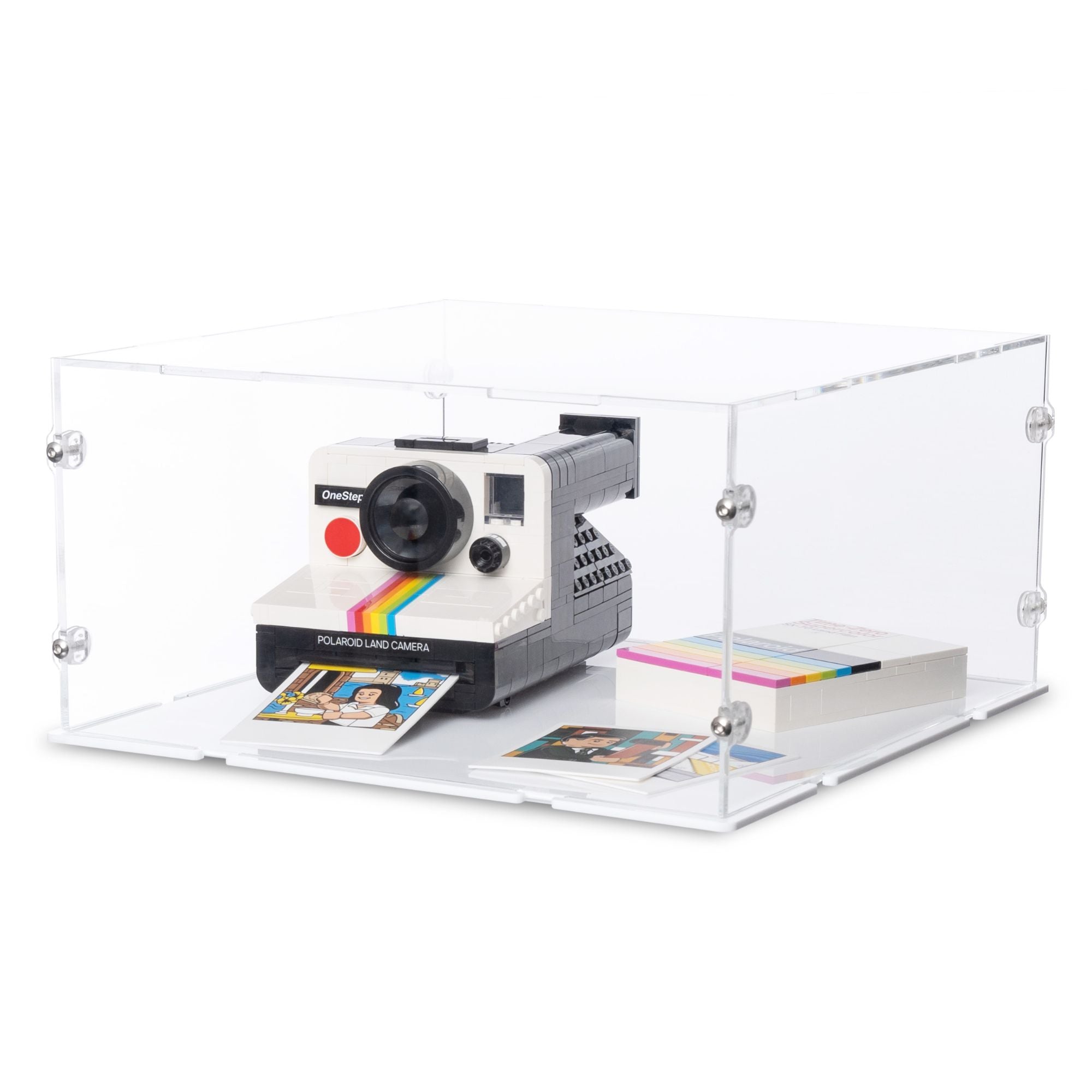 Acrylic Display Case for LEGO Polaroid OneStep SX-70 Camera