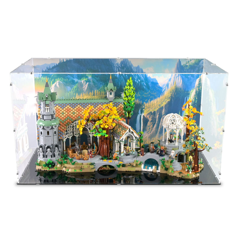 Lego Rivendell Storage Acrylic Display Case for LEGO LOTR Rivendell | iDisplayit USA ...