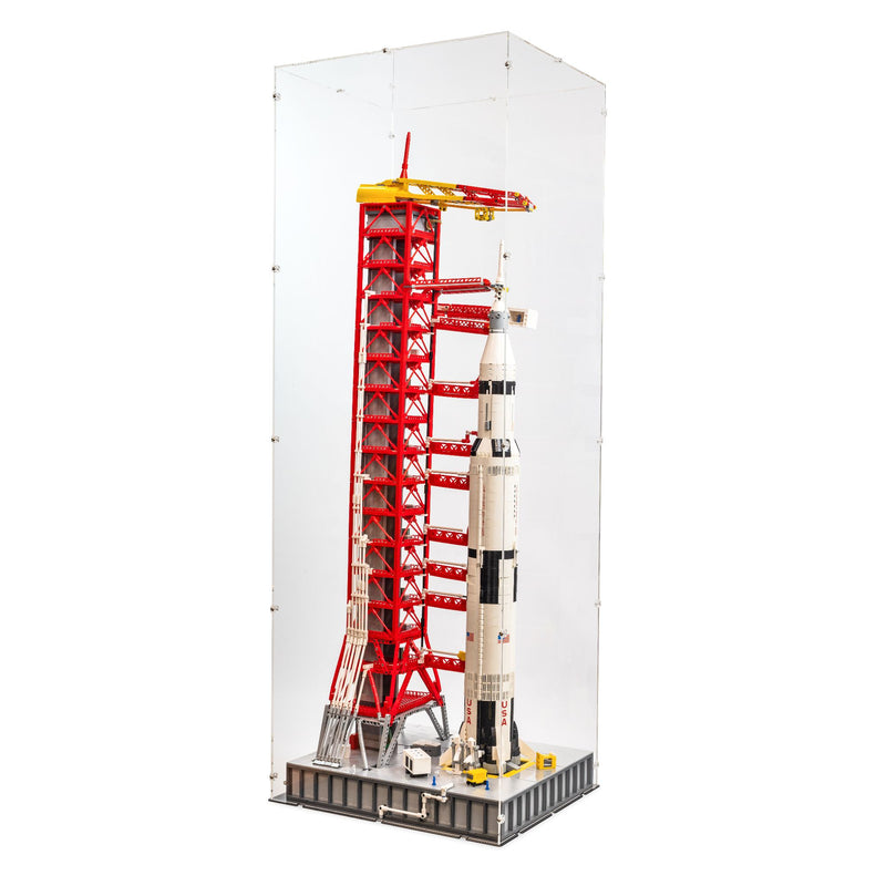 NASA Apollo Saturn V Launch Tower Display Case for LEGO 21309/92176