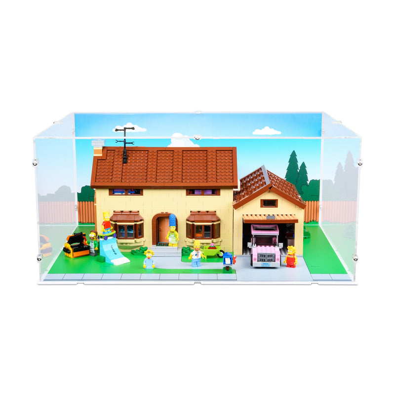 Simpsons House Display Case for LEGO 71006