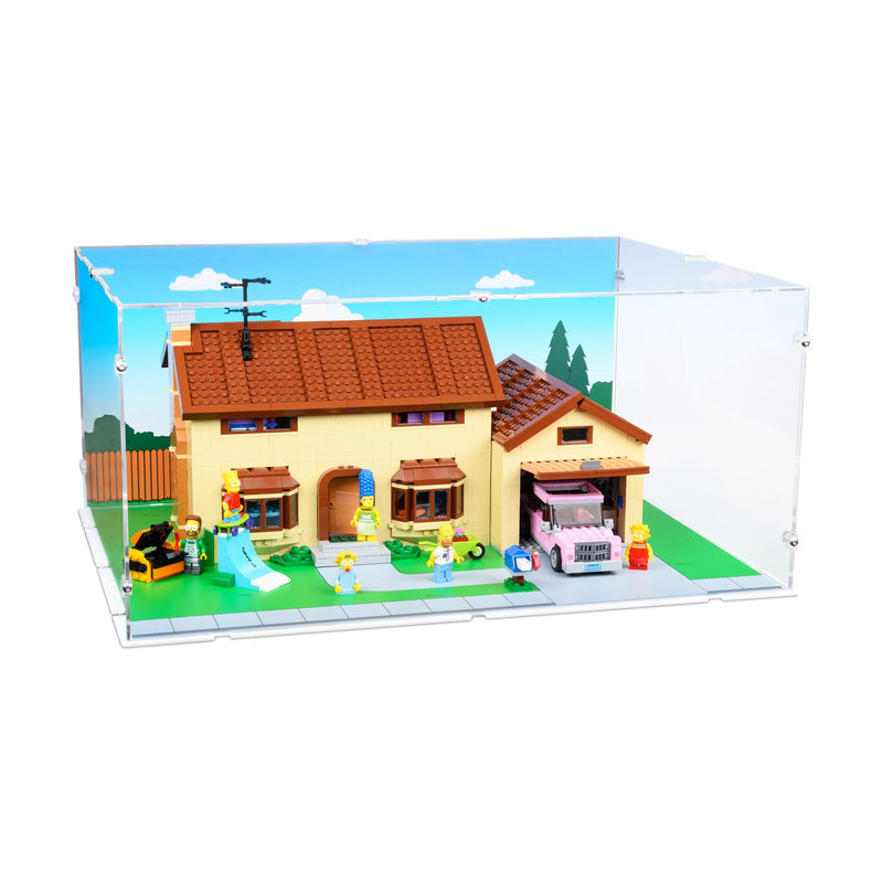 Simpsons House Display Case for LEGO 71006