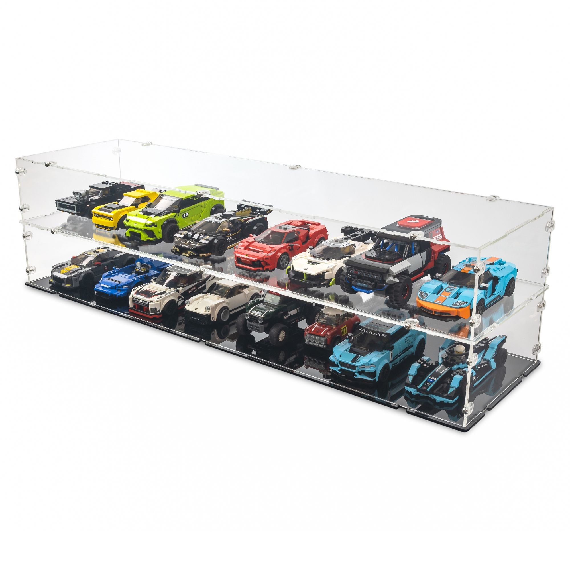 Acrylic Display Case for x8 LEGO Speed Champions | iDisplayit USA