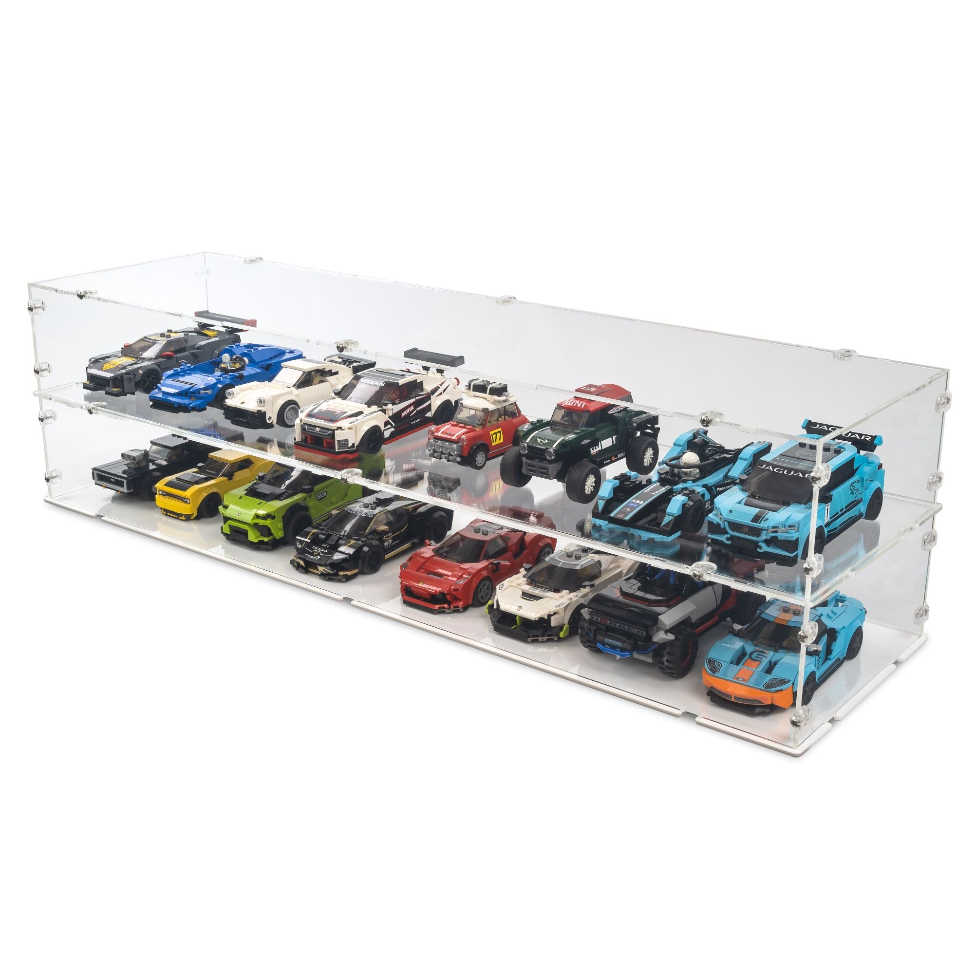Acrylic Display Case for x8 LEGO Speed Champions | iDisplayit USA