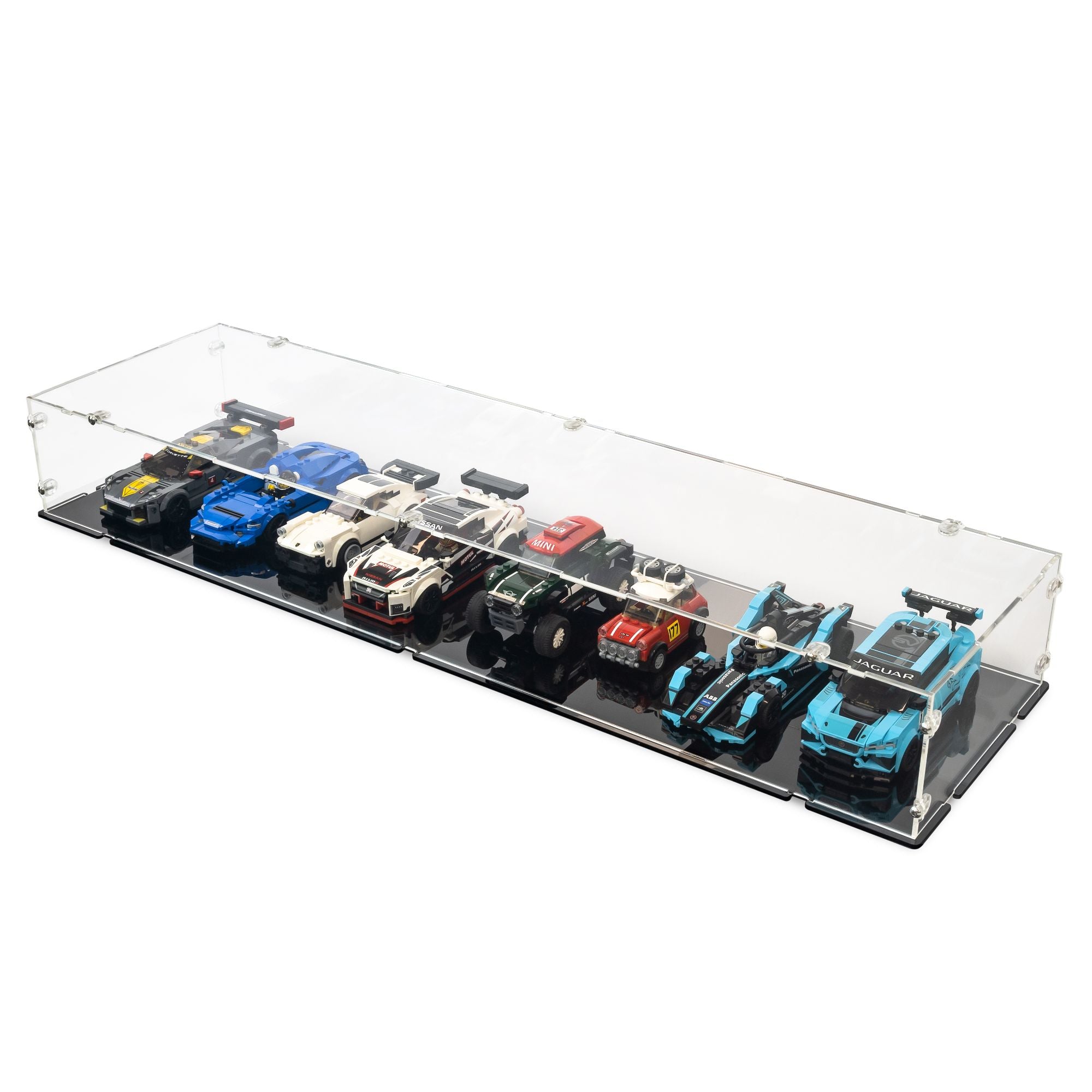 Acrylic Display Case for x8 LEGO Speed Champions | iDisplayit USA