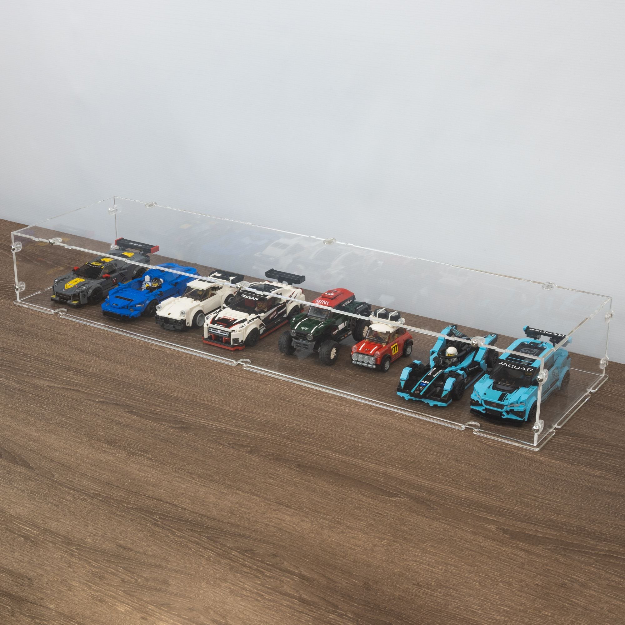 Acrylic Display Case for x8 LEGO Speed Champions | iDisplayit USA
