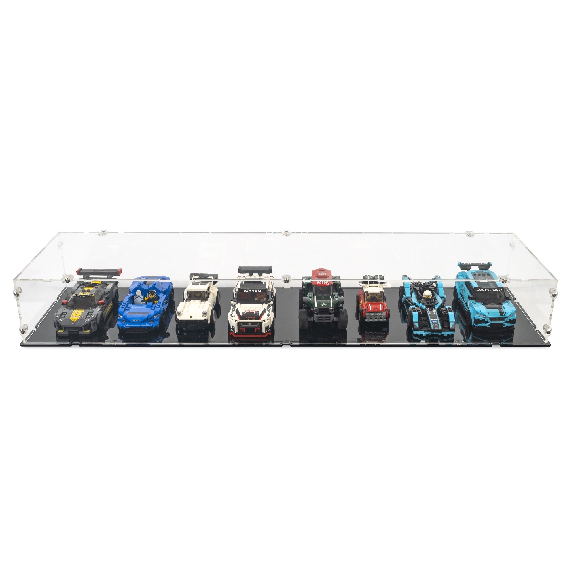 Acrylic Display Case for x8 LEGO Speed Champions | iDisplayit USA