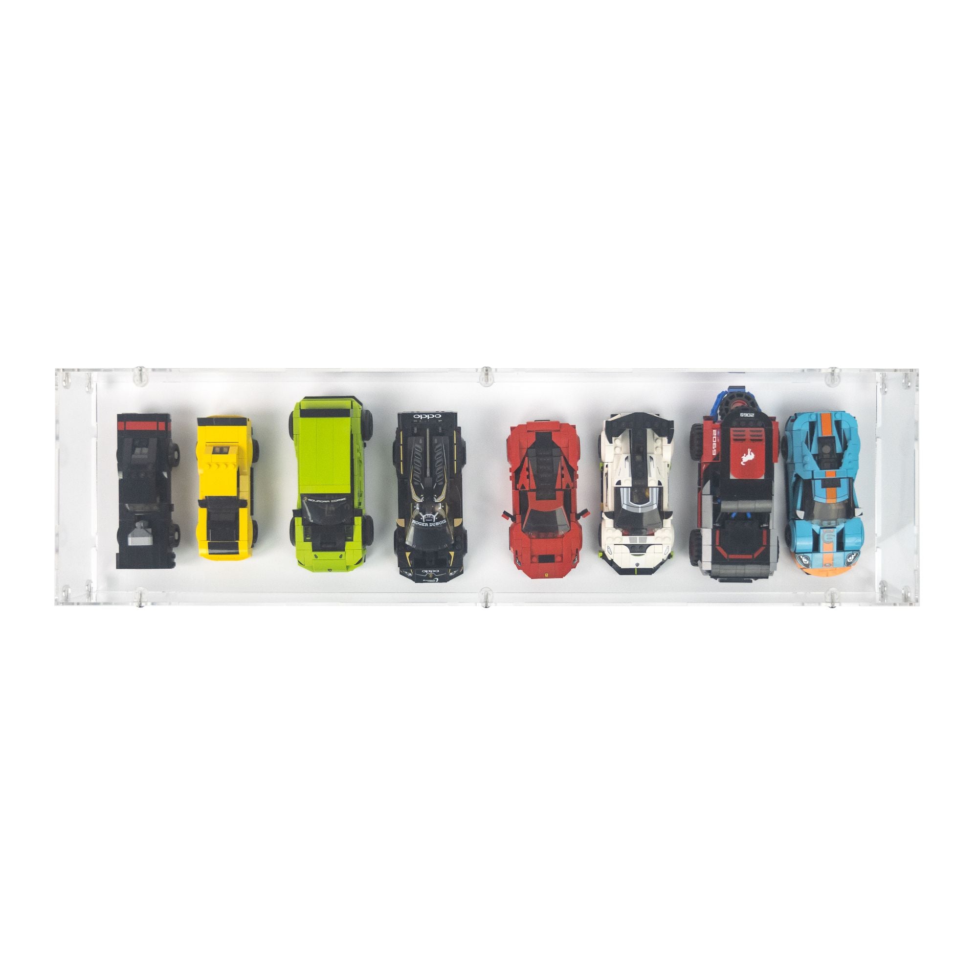 Acrylic Display Case for x8 LEGO Speed Champions | iDisplayit USA