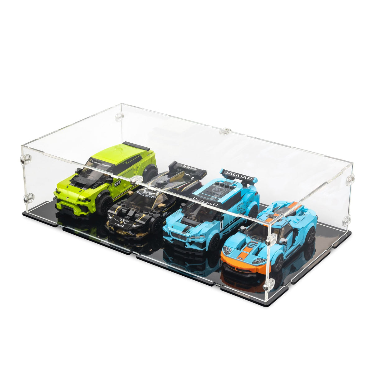 lego speed champions aufbewahrung 4x LEGO Speed Champions XL Display Case
