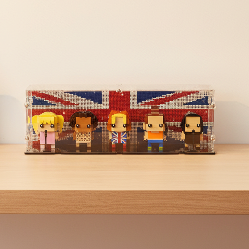 Spice Girls Tribute BrickHeadz Display Case for LEGO 40548