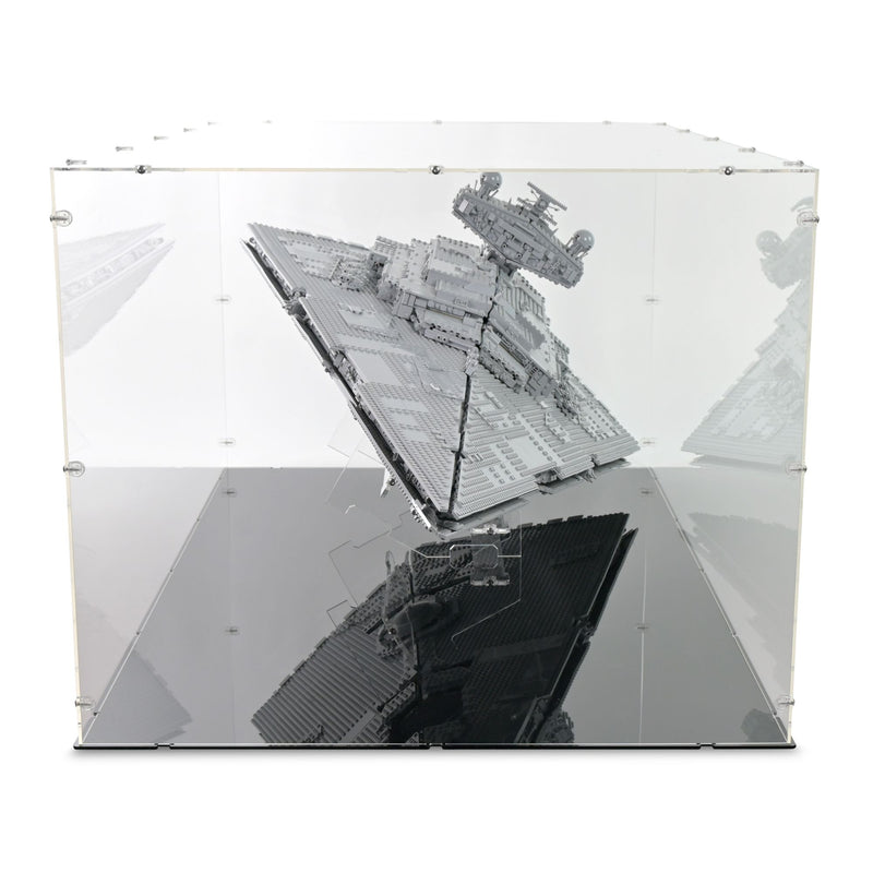 UCS Imperial Star Destroyer (Vertical) Display Case & Stand for LEGO 75252