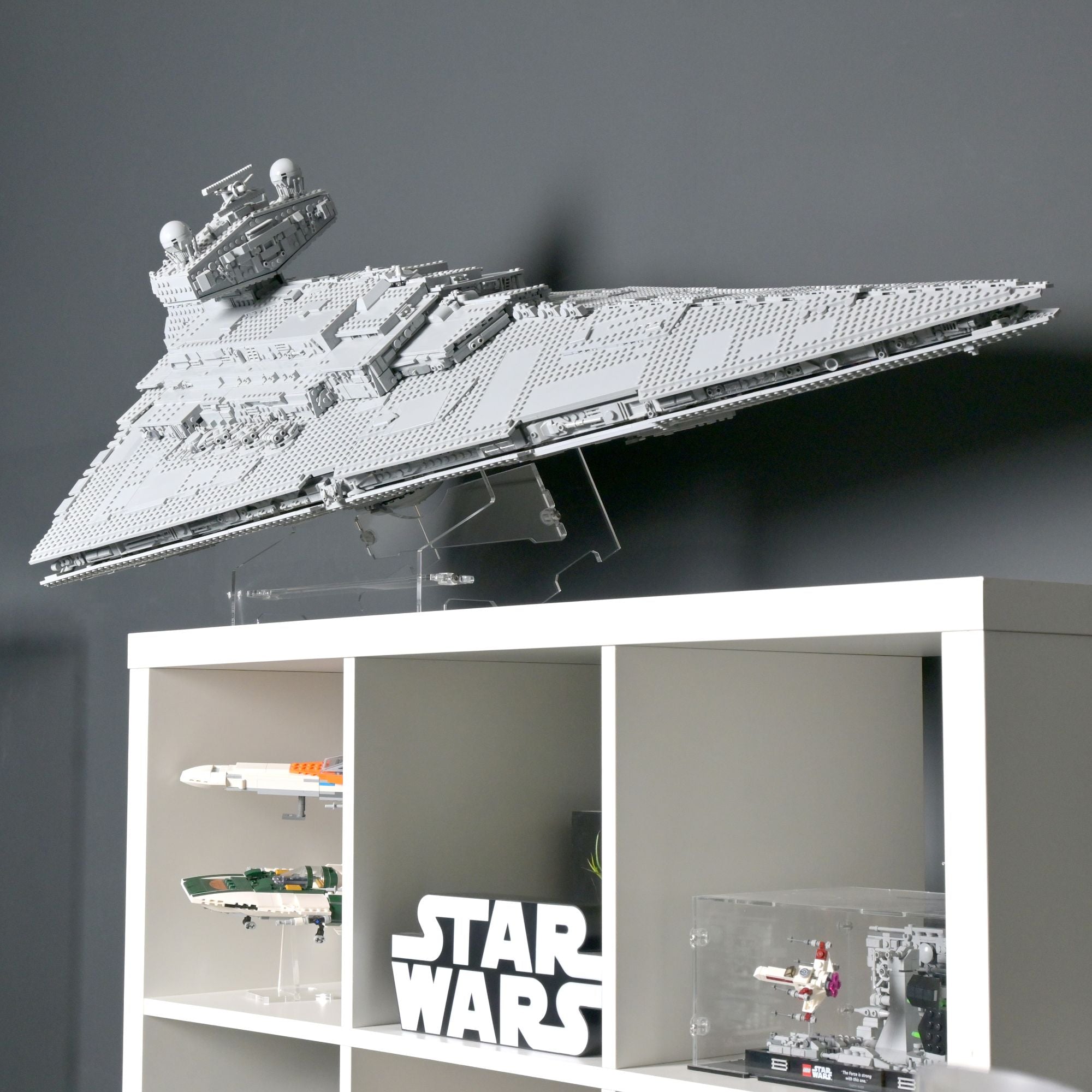 2in1 Display Stand for LEGO Imperial Star Destroyer | iDisplayit