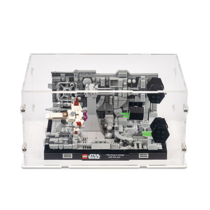 Death Star Trench Run Diorama Display Case for LEGO 75329