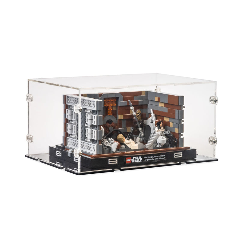 Death Star Trash Compactor Diorama Display Case for LEGO 75339