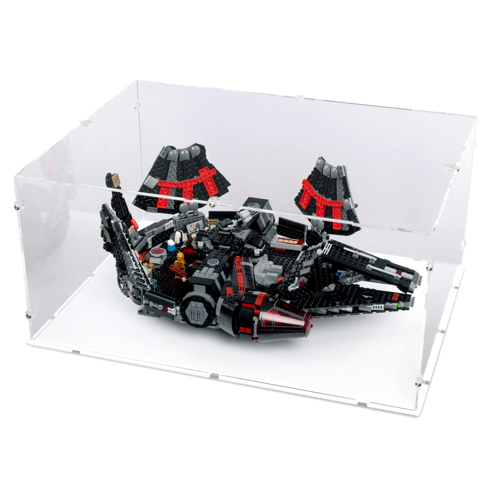 【完売品】DEVISE DECK・ブラック紋章・収納ケース付き（総額7万円相当） XL Acrylic Display Case for LEGO Star Wars Dark Falcon