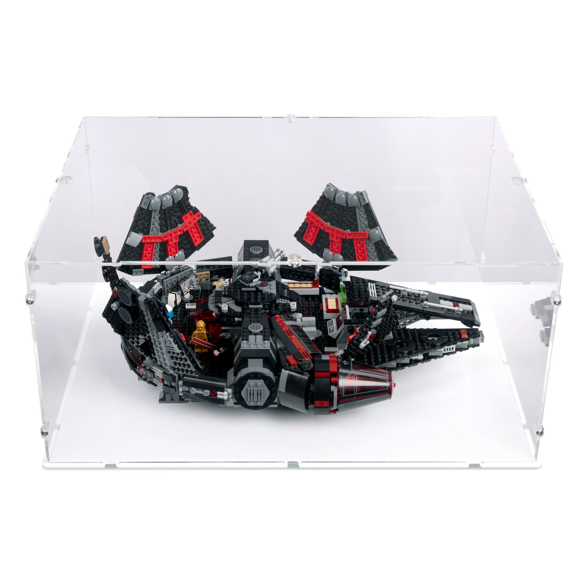 XL Acrylic Display Case for LEGO Star Wars Dark Falcon
