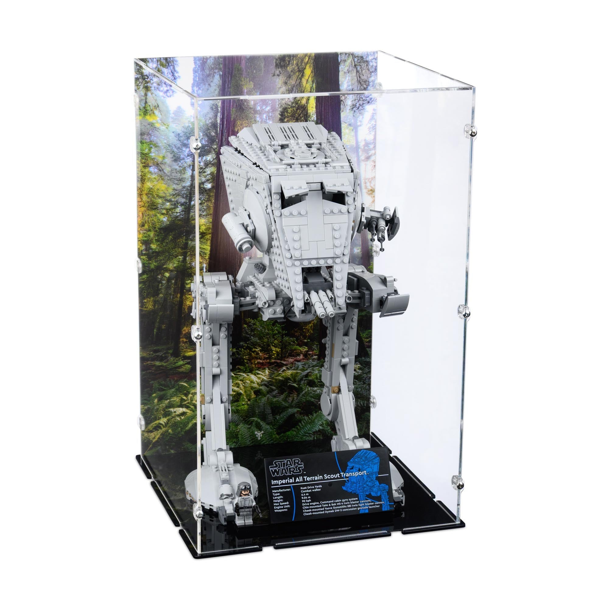 Acrylic Display Case for 75417 UCS AT-ST Walker | iDisplayit USA Acrylic Display Case for 75417 UCS AT-ST Walker | iDisplayit USA