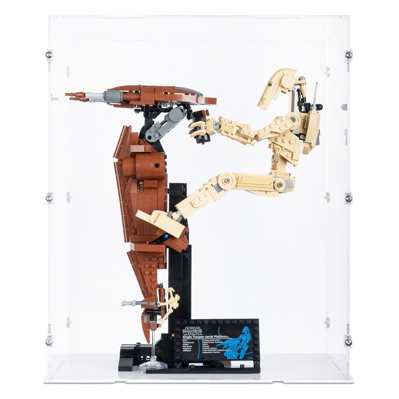 Battle Droid with STAP Display Case for LEGO 75428