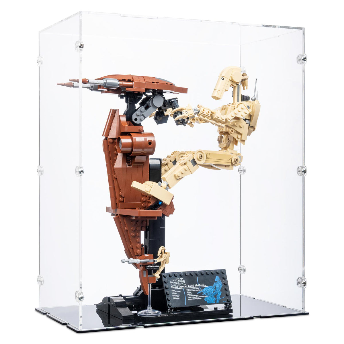 LEGO 75428 Battle Droid with STAP Display Case | iDisplayit USA