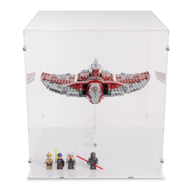 Ahsoka Tano's T-6 Jedi Shuttle Display Case & Stand for LEGO 75362