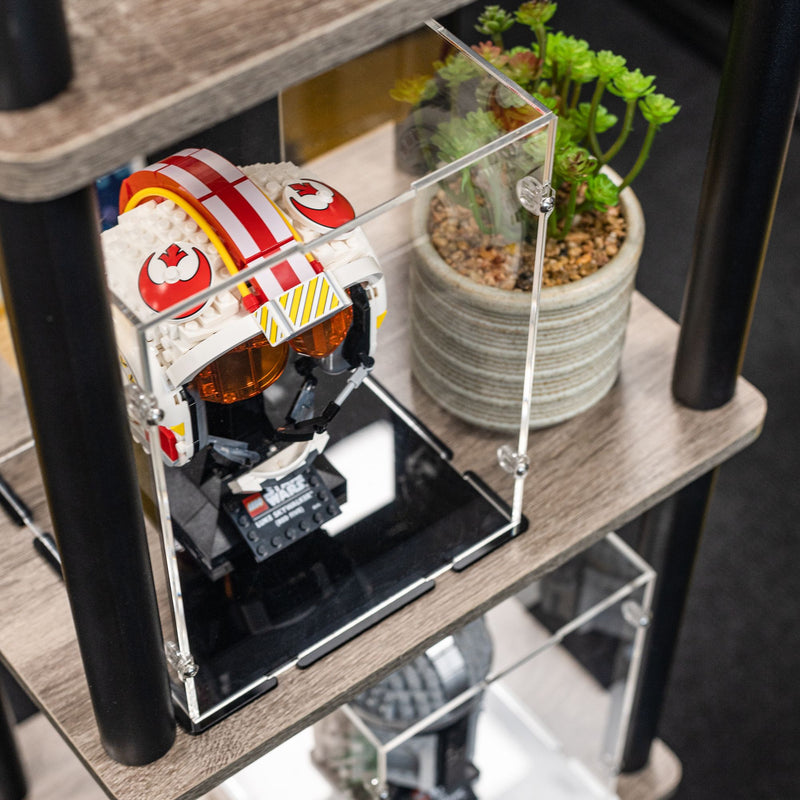 Luke Skywalker (Red Five) Helmet Display Case for LEGO 75327