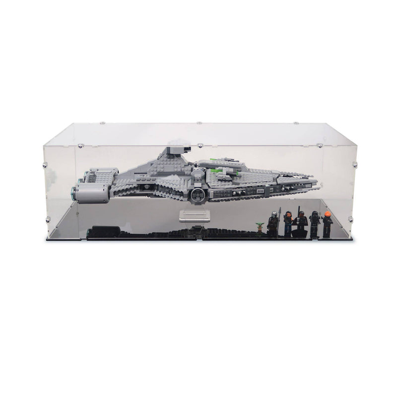 Imperial Light Cruiser Display Case & Stand for LEGO 75315