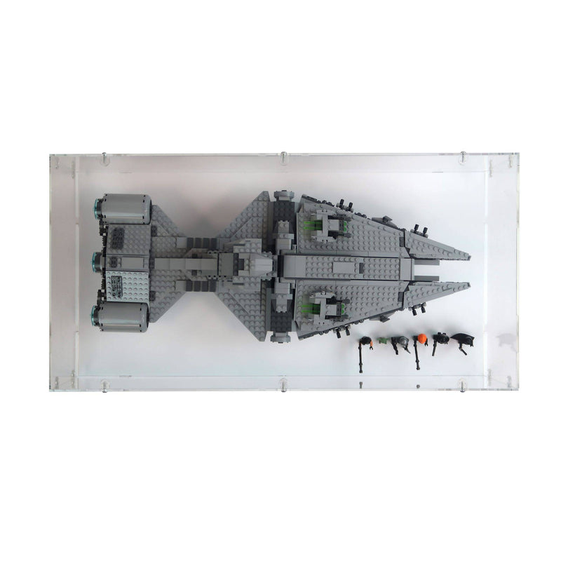 Imperial Light Cruiser Display Case & Stand for LEGO 75315