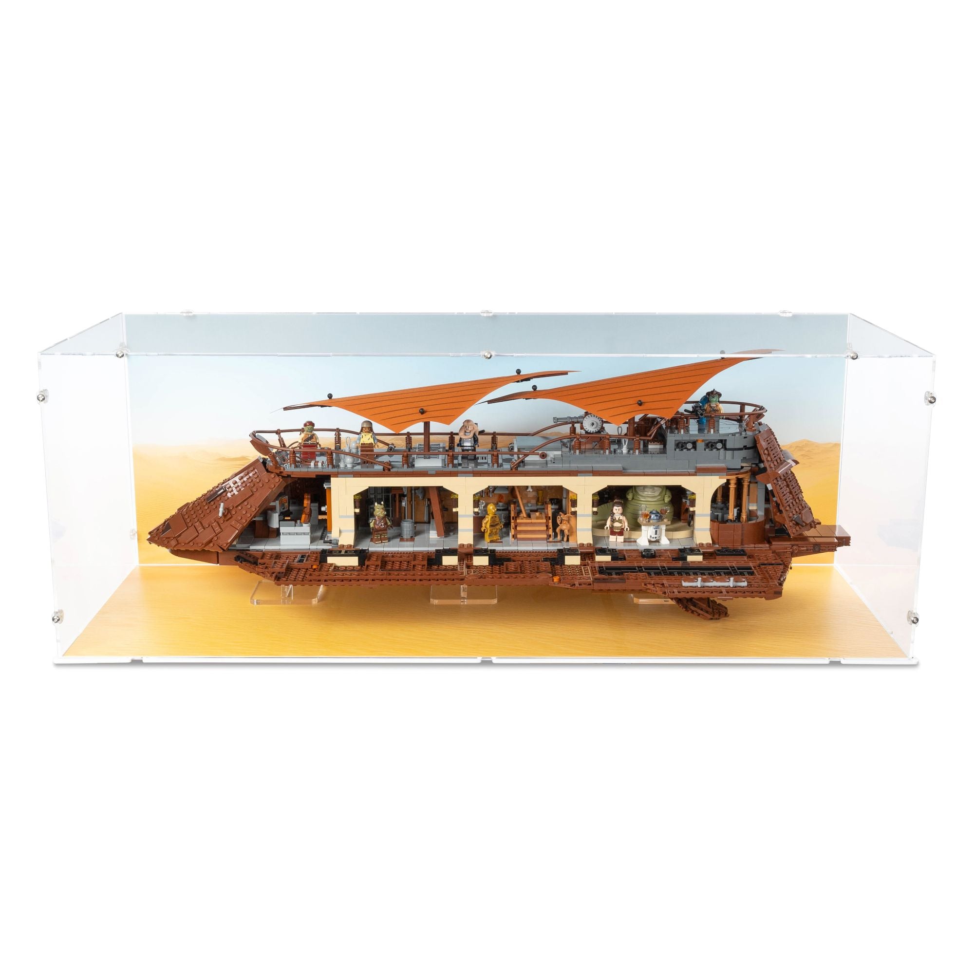 Display Case for LEGO Star Wars Jabba's Sail Barge | iDisplayit