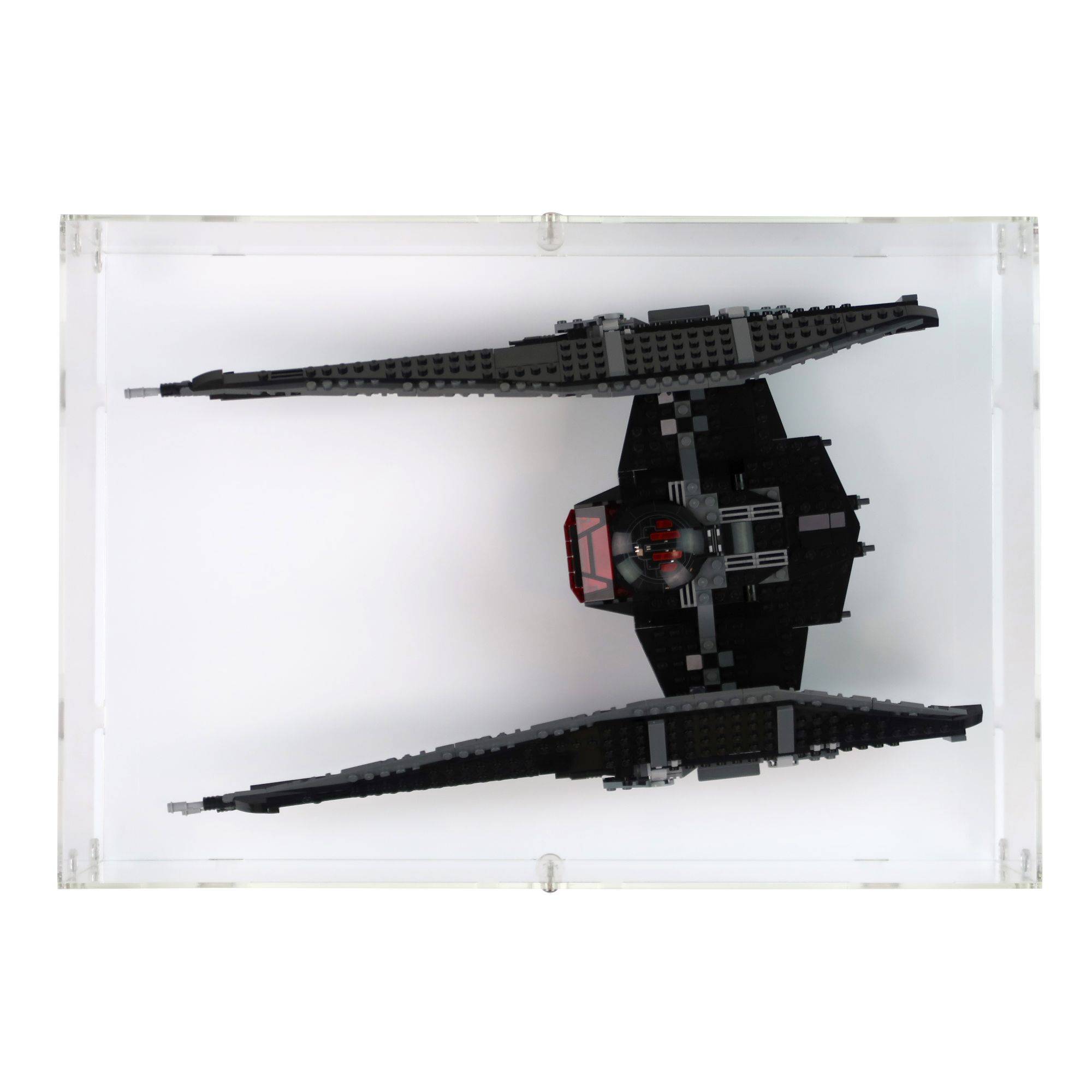 Acrylic Display Case for LEGO Kylo Ren Tie Fighter | iDisplayit
