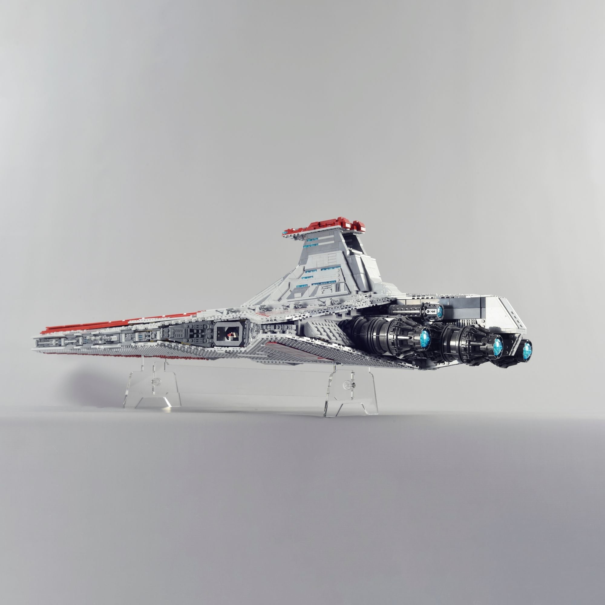 Flat Display Stand for LEGO Venator Attack Cruiser | iDisplayit Flat Display Stand for LEGO Venator Attack Cruiser | iDisplayit